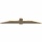 Ekena Millwork Eugene Rough Sawn Timber Gable Bracket, Douglas Fir, 72"W x 12"H x 2"D x 6"F, 4/12 Pitch GBW072X12X0206EUG00RDF - alternate 3